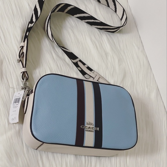 New💃Coach Jes Crossbody In Colorblock With Stripe - Picture 5 of 10